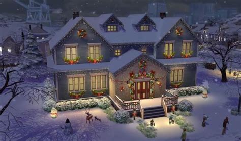 Малыш Деда Мороза в Sims 4